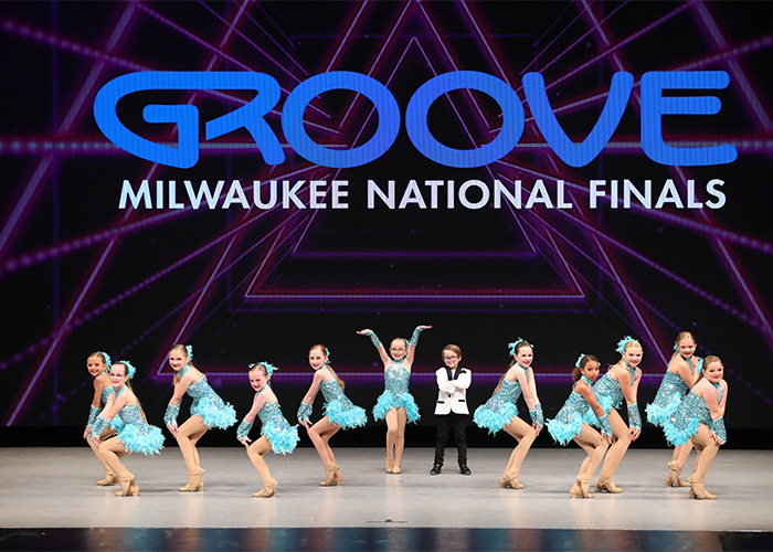 Competitive dance performance at Milwaukee National Finals